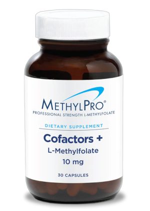 MethylPro L-Methylfolate 10 mg + Cofactors - Active folate with B6, B12, and Magnesium for advanced methylation support.