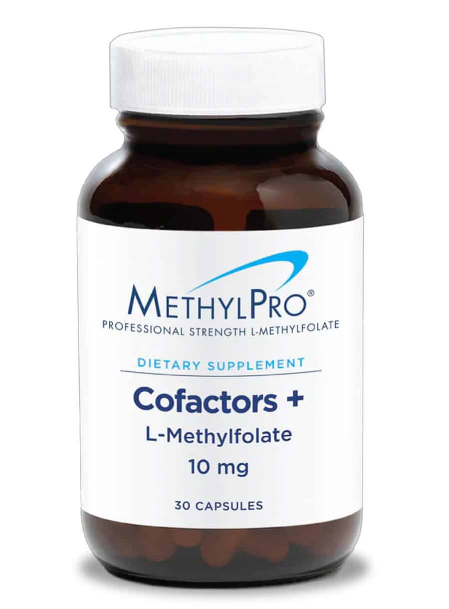 MethylPro L-Methylfolate 10 mg + Cofactors - Active folate with B6, B12, and Magnesium for advanced methylation support.