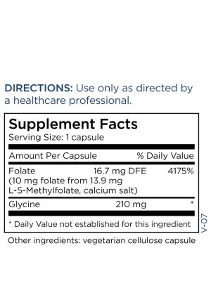 MethylPro L-Methylfolate 10 mg - A high-potency, active folate supplement for advanced methylation support.