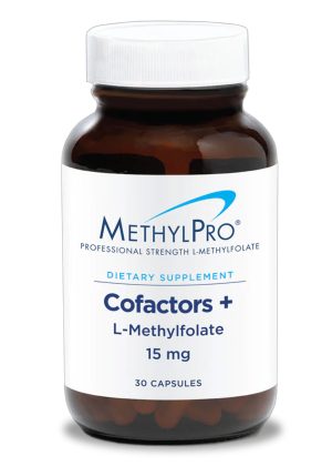 MethylPro L-Methylfolate 15 mg + Cofactors - High-potency active folate with B6, B12, and Magnesium for methylation support.