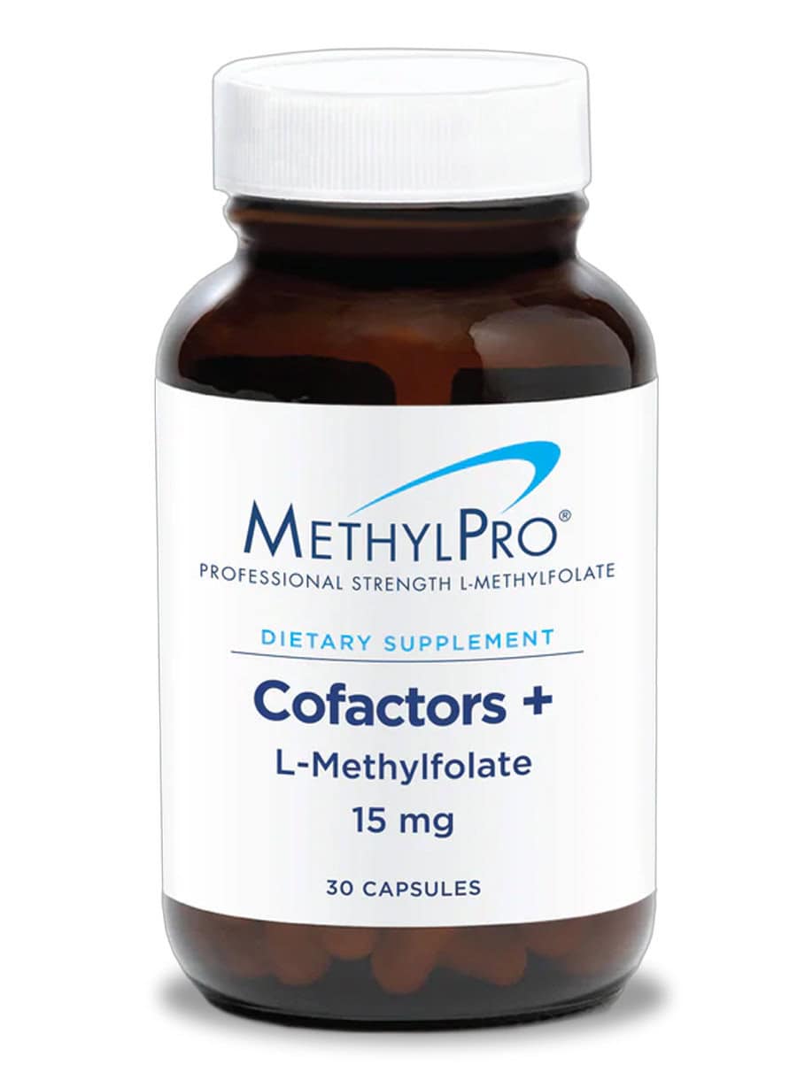 MethylPro L-Methylfolate 15 mg + Cofactors - High-potency active folate with B6, B12, and Magnesium for methylation support.