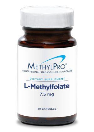 MethylPro L-Methylfolate 7.5 mg - A high-potency, active folate with glycine for advanced methylation support.