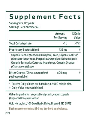 MMC Restore - A blend of bitters and prokinetic herbs to support the Migrating Motor Complex and gastric motility.