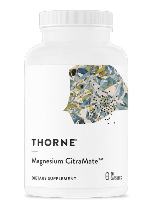 Thorne Magnesium CitraMate - A highly absorbable blend of magnesium citrate and malate for muscle, heart, and bone support.