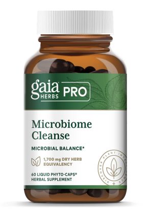 Microbiome Cleanse - A blend of herbs like Black Walnut and Oregano to support microbial balance in the GI tract.