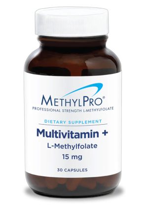 MethylPro Multivitamin - High-potency multivitamin with 15 mg L-Methylfolate for methylation support.