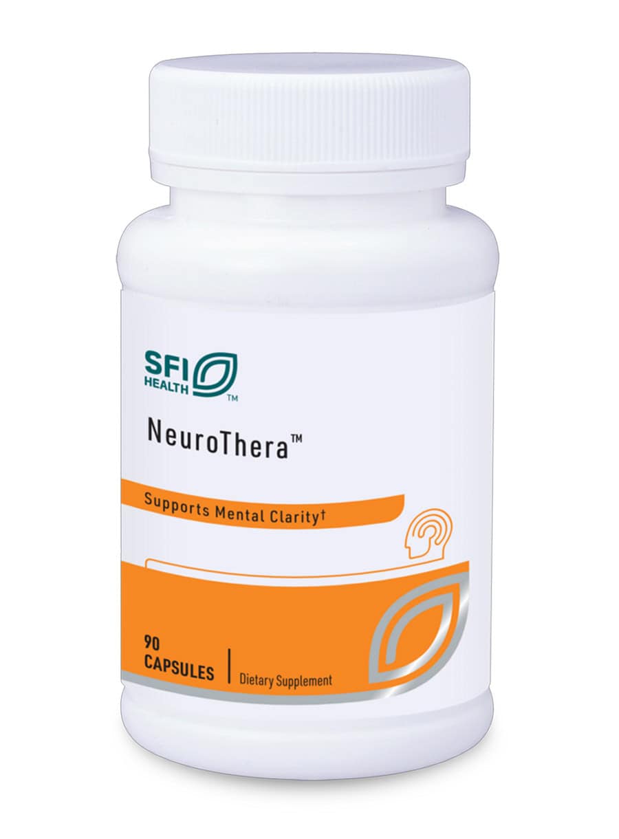 NeuroThera - A 12-nutrient blend with Acetyl-L-Carnitine and Ginkgo for mental clarity and brain function.