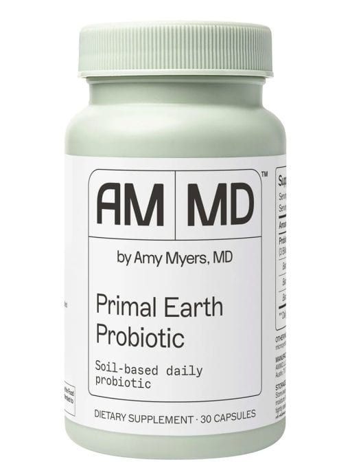 Primal Earth Probiotic This soil-based, paleo-friendly probiotic supports microbiome balance in the small intestine.