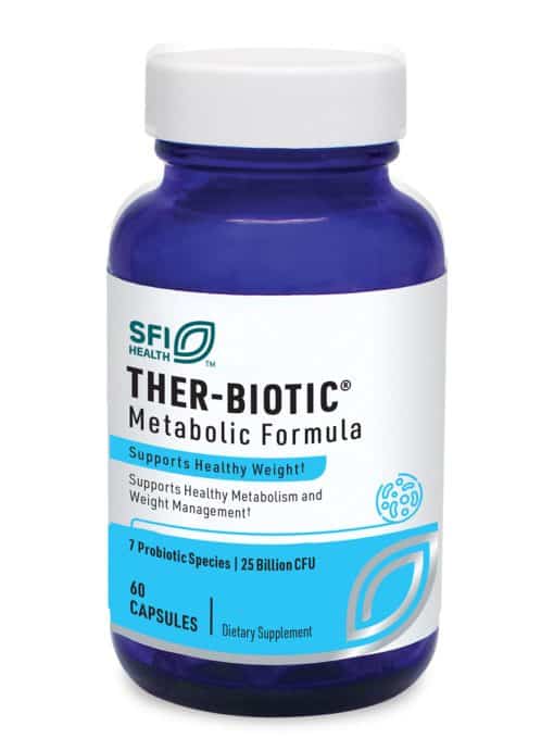 Ther-Biotic Metabolic Formula - 7-strain, 25 billion CFU probiotic for metabolism and weight management support.