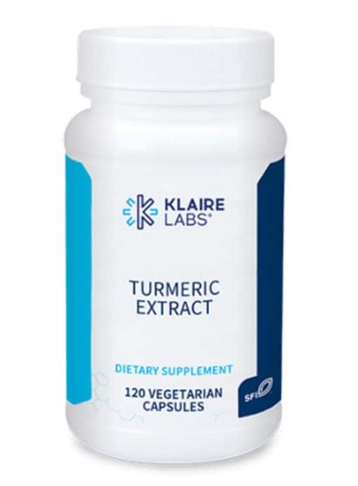 Turmeric Extract - Standardized to 95% curcuminoids for supporting a healthy inflammatory response.