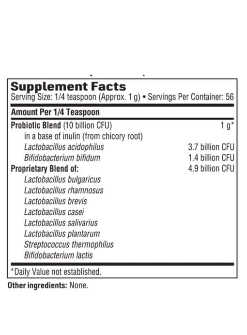 Ther-Biotic Vital-10 Powder - 10-species, 10 billion CFU probiotic for comprehensive GI health.