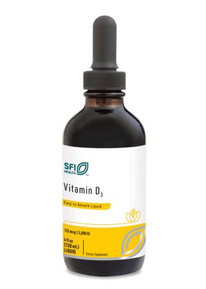 Vitamin D3 Liquid - 5,000 IU of high-potency Vitamin D3 in an easy-to-absorb MCT oil base.