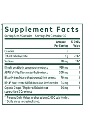 Tri-Glycemic - A formula with Fig fruit extract and BPL1 postbiotic to support post-meal glucose levels.