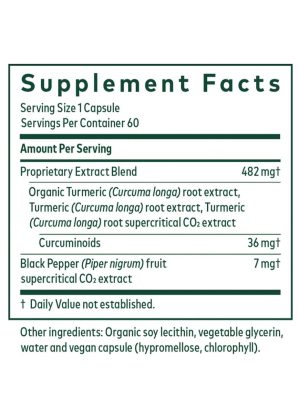 Curcuma Supreme NF-kB Formula for Cytokine Support - Back