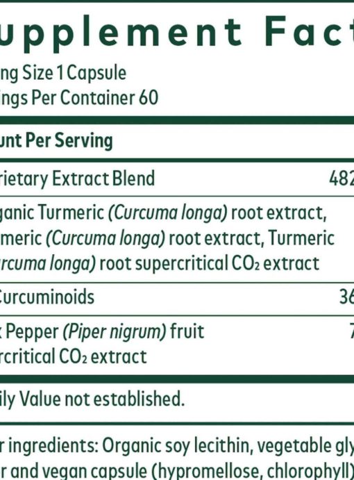 Curcuma Supreme NF-kB Formula for Cytokine Support - Back