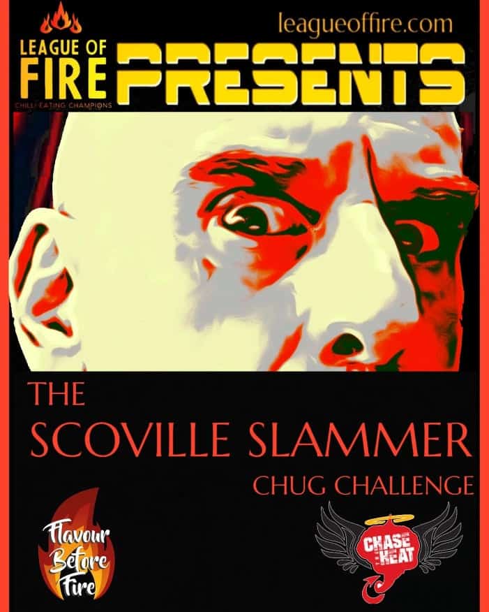The SCOVILLE SLAMMER CHUG CHALLENGE Hot Sauce - DISCONTINUED COLLECTIBLE - Image 2