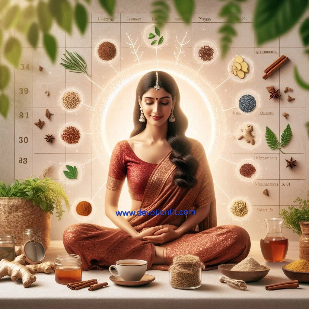 माहवारी अनियमित उपाय के लिए हार्मोन बैलेंस से संबंधित महिला का कैलेंडर जांचती हुई डिजिटल इमेज