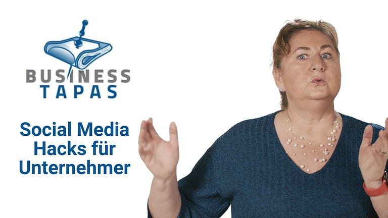 Blog - Coach Insights 6 Thumbnail des Business Tapas zum Thema Social Media vs Social Marketing. Business Coach Diana Walther ist zu sehen.
