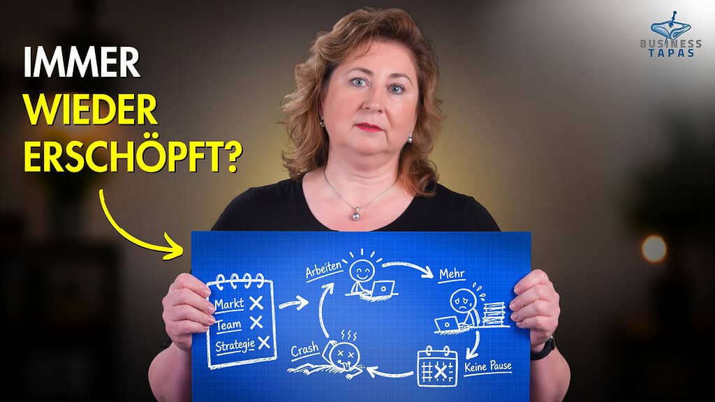 Diana Walther berichtet in den Business Tapas über Erschöpfung von Unternehmern.