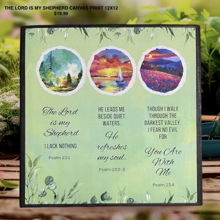 The Lord Is My Shepherd Canvas Print