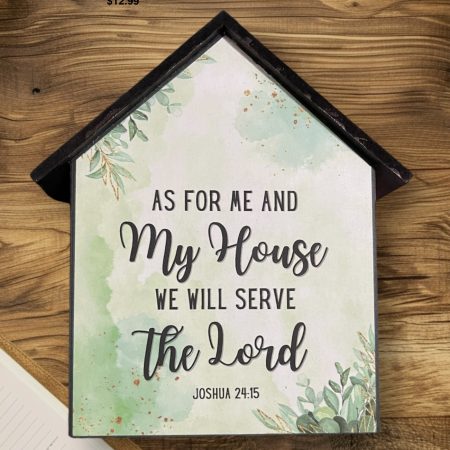 As For Me Wooden House Block