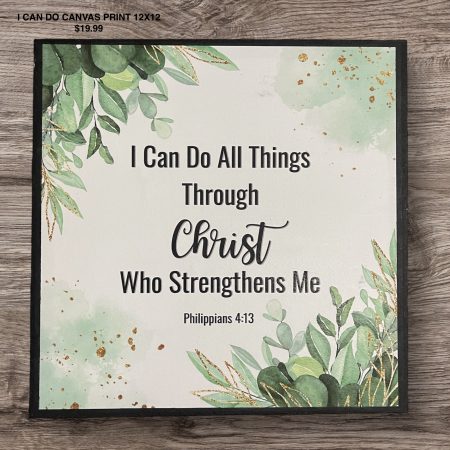 I Can Do Canvas Print