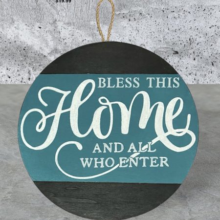 Bless This Home Wooden Hanging