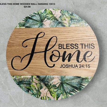 Bless This Home Wall Hanging 13X13