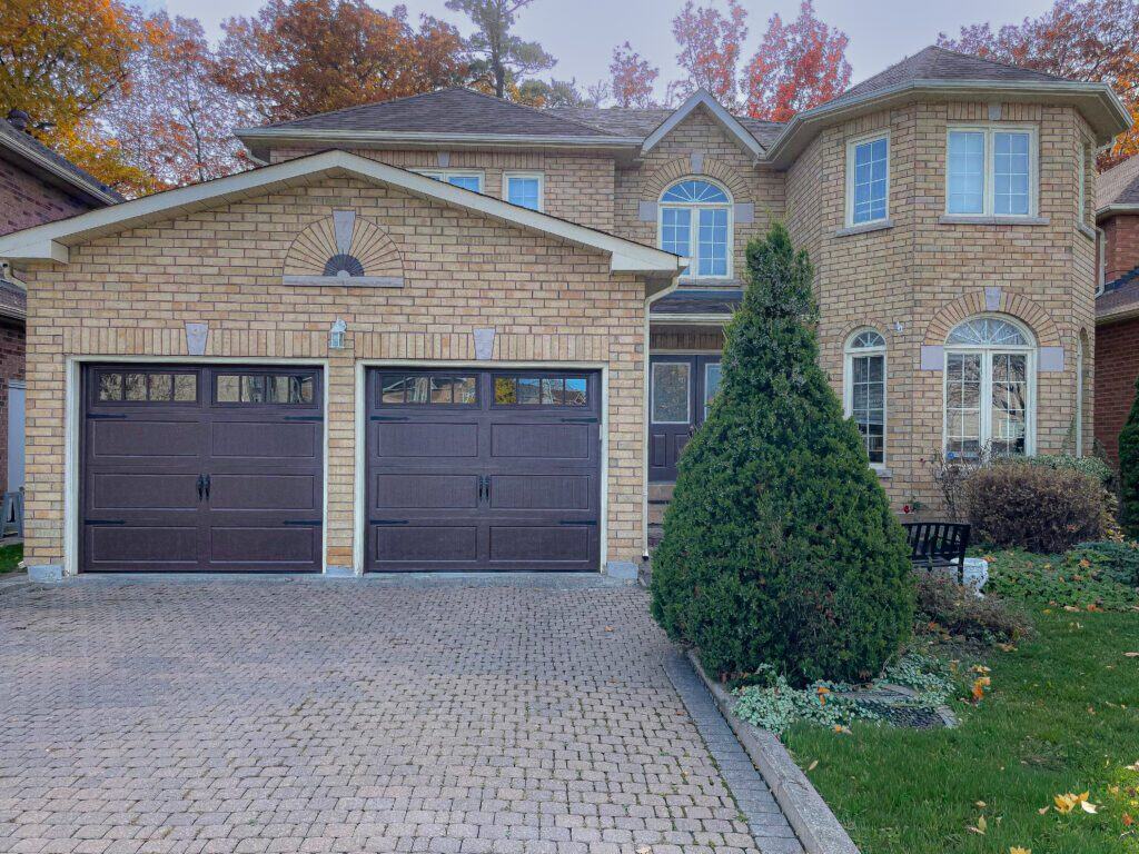 Carriage Panel Brown 8x7 Carriage Doors with hardware