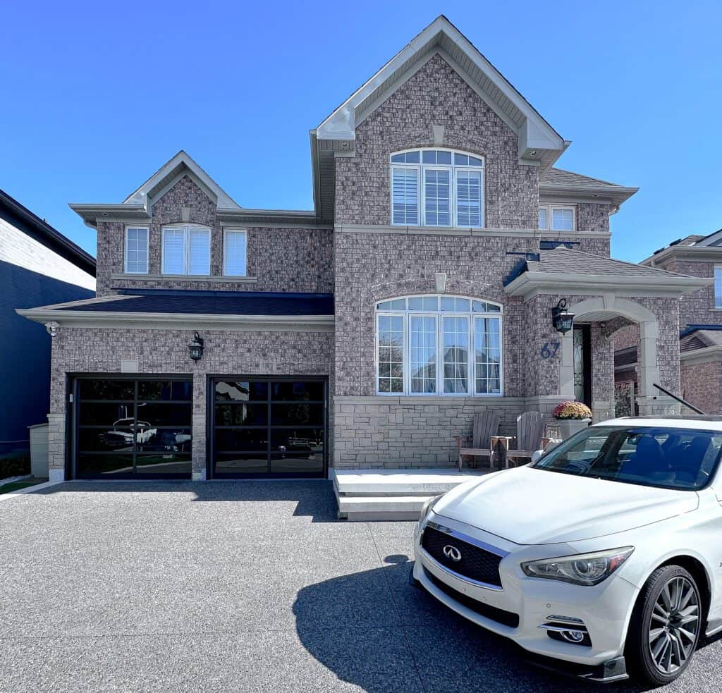FullView Aluminum Fullview aluminum 8x7 Garage Doors. All Glass with tinted windows on the outside and frosted windows on the inside for maximum security