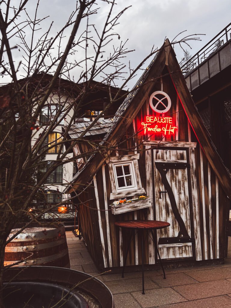 Beausite Fondue Hut Zermatt.