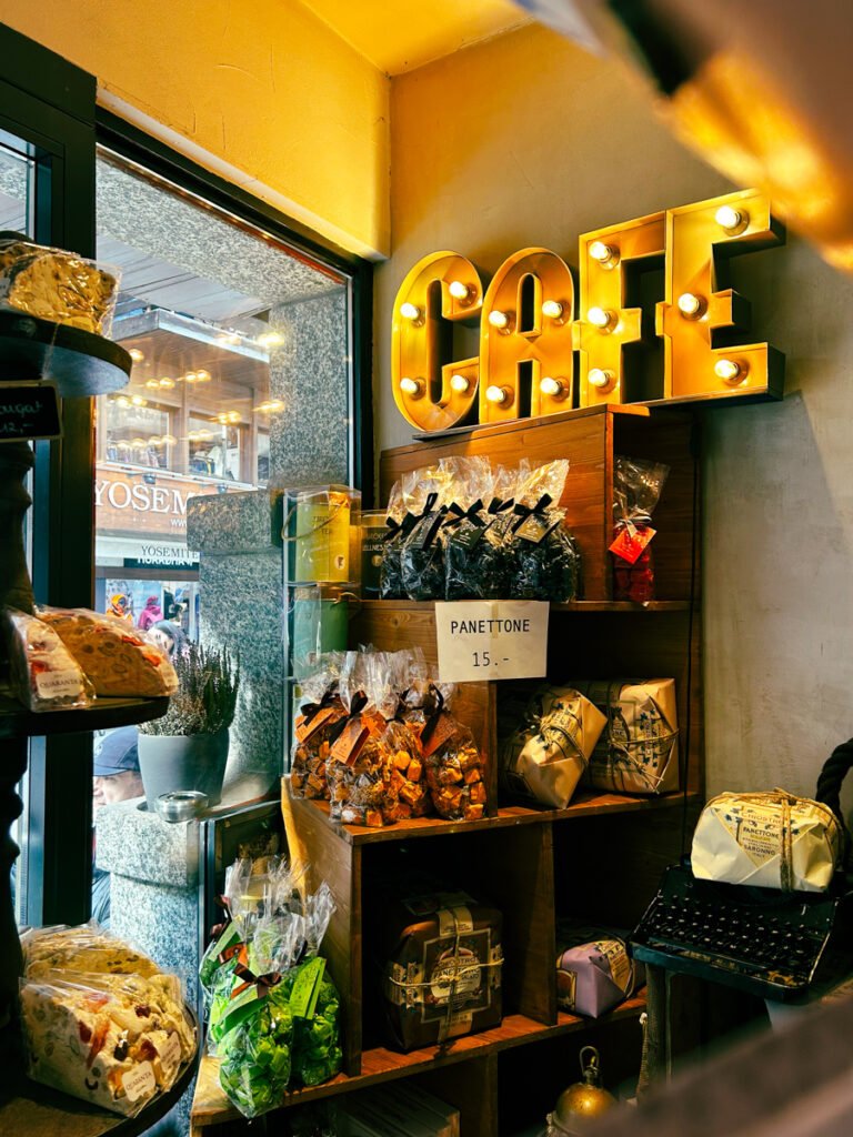 Cafe sign at Petit Royal Zermatt.