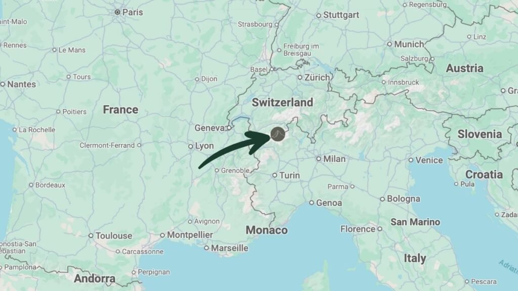 Zermatt, Switzerland Map