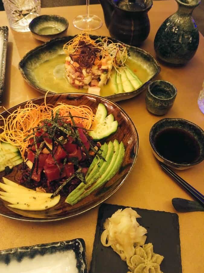 Japanese food in Zermatt, Switzerland