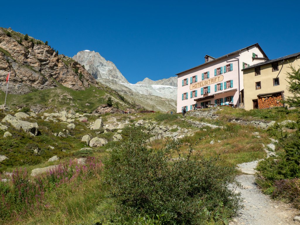 Mountain Restaurant Trift in Zermatt.