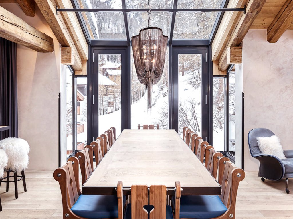 Luxury swiss chalet style suites at the Firefly Zermatt.