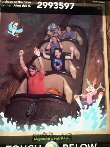 PhotoPass photo on Splash Mountain