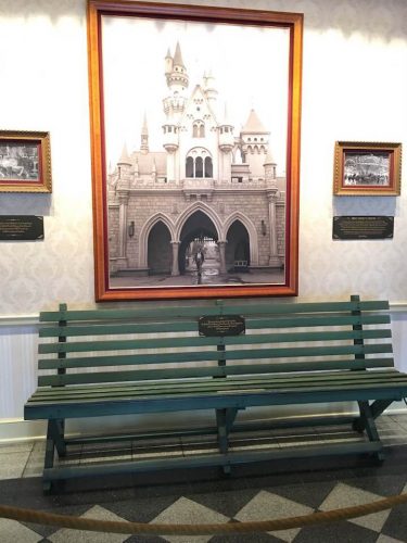 Walt's Bench at Disneyland