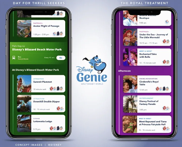 6 Key Features to use in My Disney Experience App 5 genie1