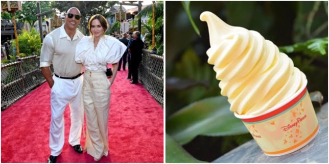Dwayne "The Rock" Johnson And Emily Blunt Talk Dole Whips At Jungle Cruise Premiere! 1 Dwayne Johnson Emily Blunt Dole Whip