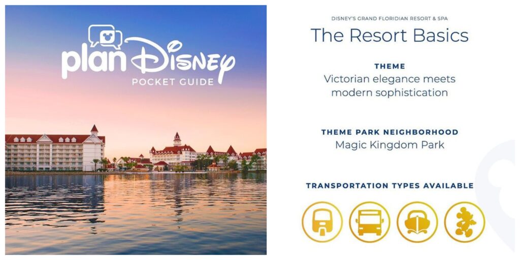 Disney's Grand Floridian Resort & Spa planDisney Pocket Guide 1 Disney's Grand Floridian Resort & Spa planDisney Pocket Guide 1