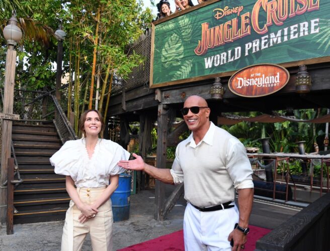 Dwayne "The Rock" Johnson And Emily Blunt Talk Dole Whips At Jungle Cruise Premiere! 3 Jungle Cruise premiere