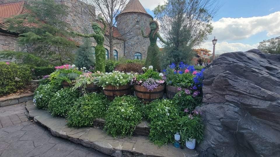 Epcot Flower And Garden Topiaries Are Starting To Bloom! 2 Epcot Flower and Garden