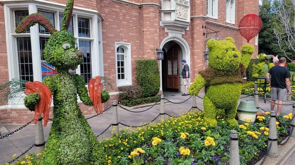 Epcot Flower And Garden Topiaries Are Starting To Bloom! 8 Flower and Garden Festival