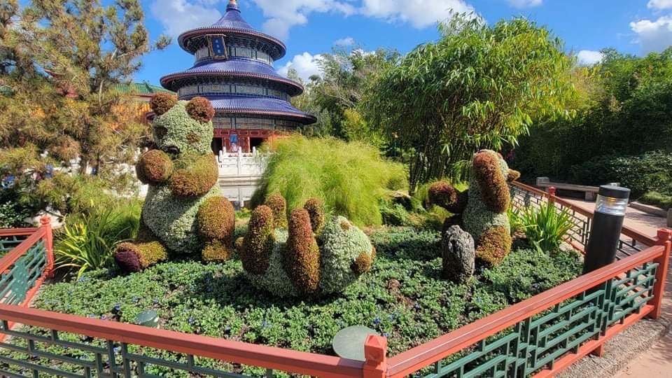 Epcot Flower And Garden Topiaries Are Starting To Bloom! 4 Epcot Flower and Garden