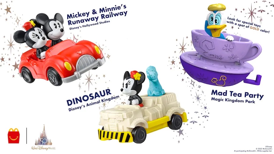 McDonald's Happy Meal Toys Continue To Celebrate The Walt Disney World 50th Anniversary! 2 McDonald's Happy Meal Toys