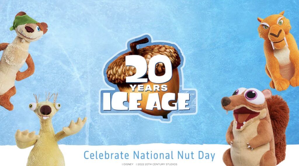 Celebrating the 20th Anniversary of Ice Age on National Nut Day 7