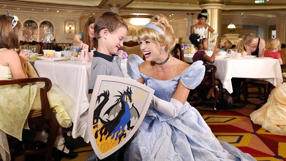 Princesses onboard Disney Cruise Line Princesses onboard Disney Cruise Line