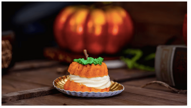 Delicious Halloween Eats and Treats at Disneyland Resort 2023 12 pumpkin cake