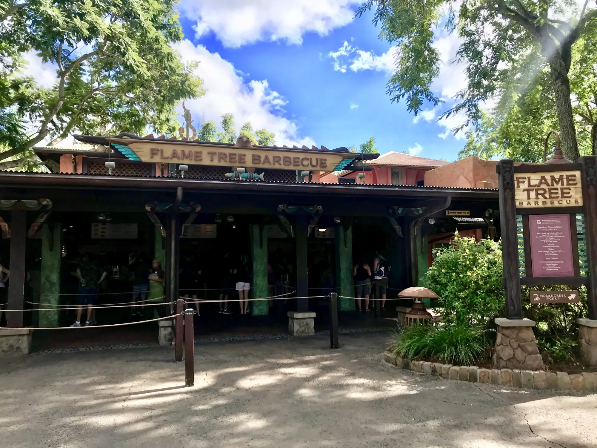 Our Ranking of the Top Quick Service Restaurants in Each Walt Disney World Theme Park 1 flame tree bbq